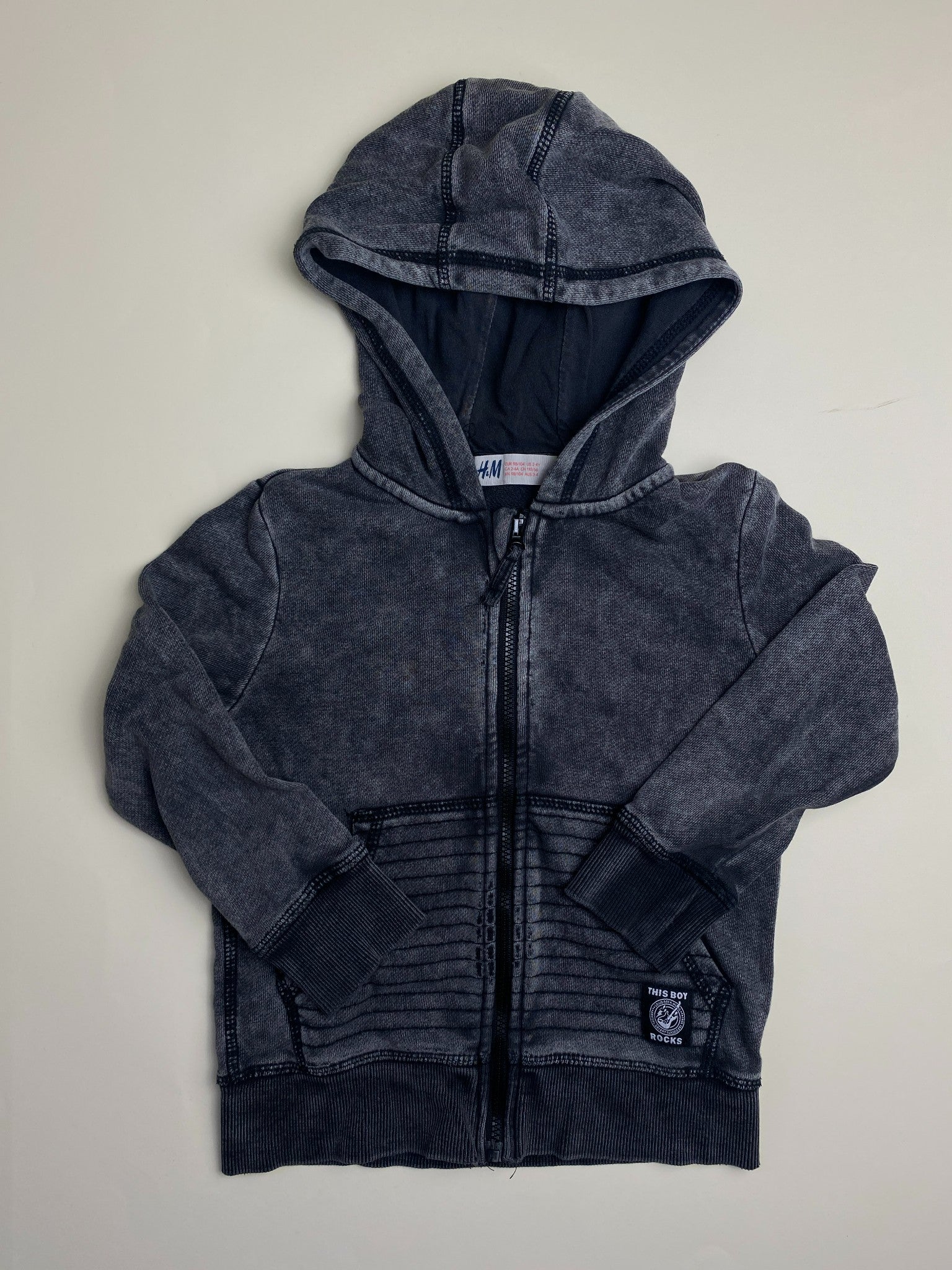 Felpa con cappuccio e zip 