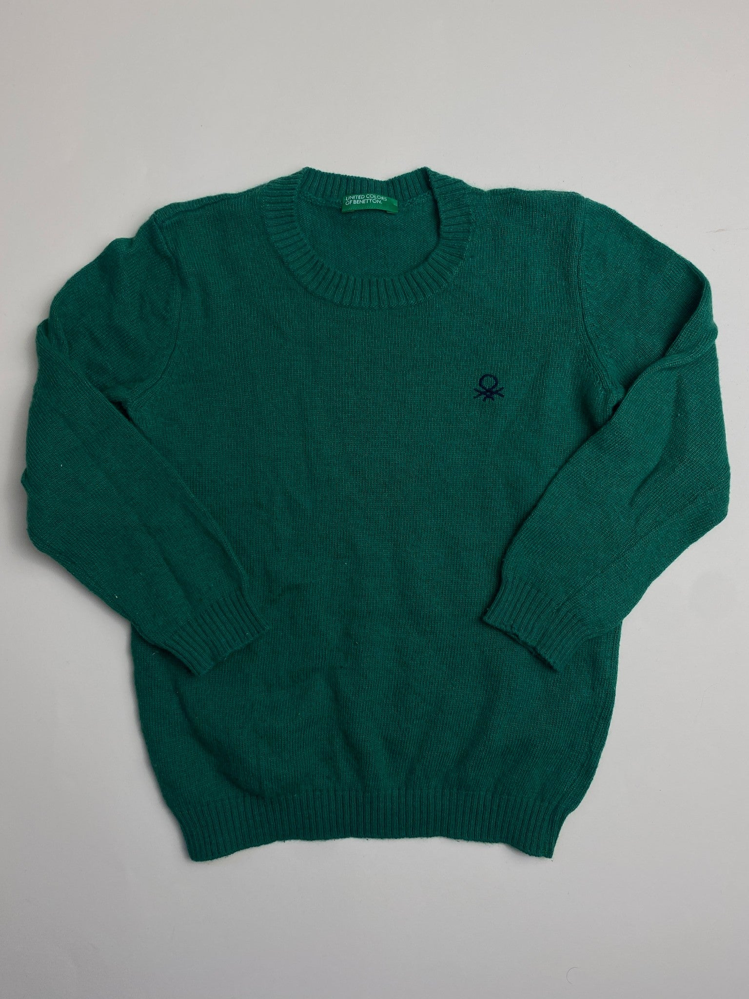 Maglione girocollo verde 