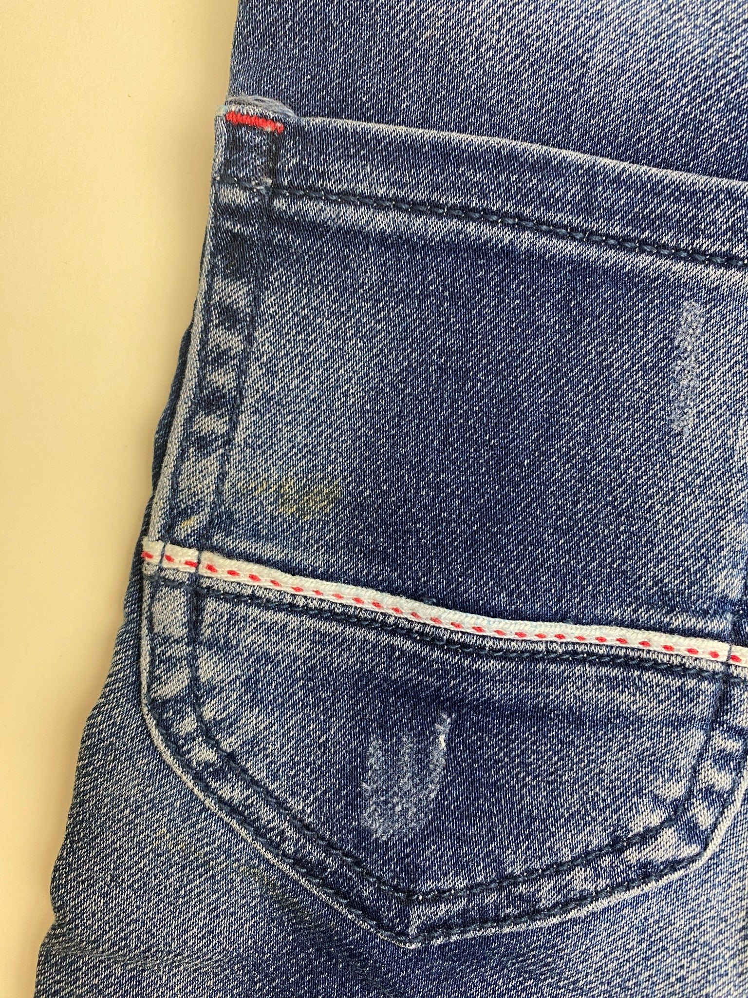 Jeans Biker Bambino Blu Denim - difetto