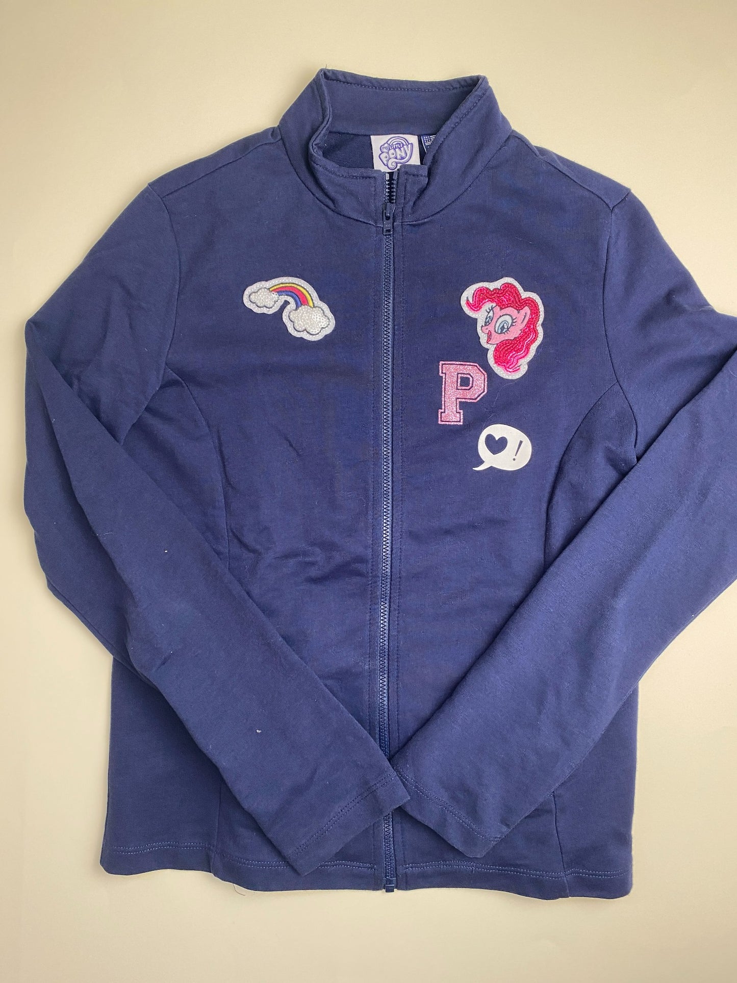 Felpa Bambina My Little Pony con Zip e Patch