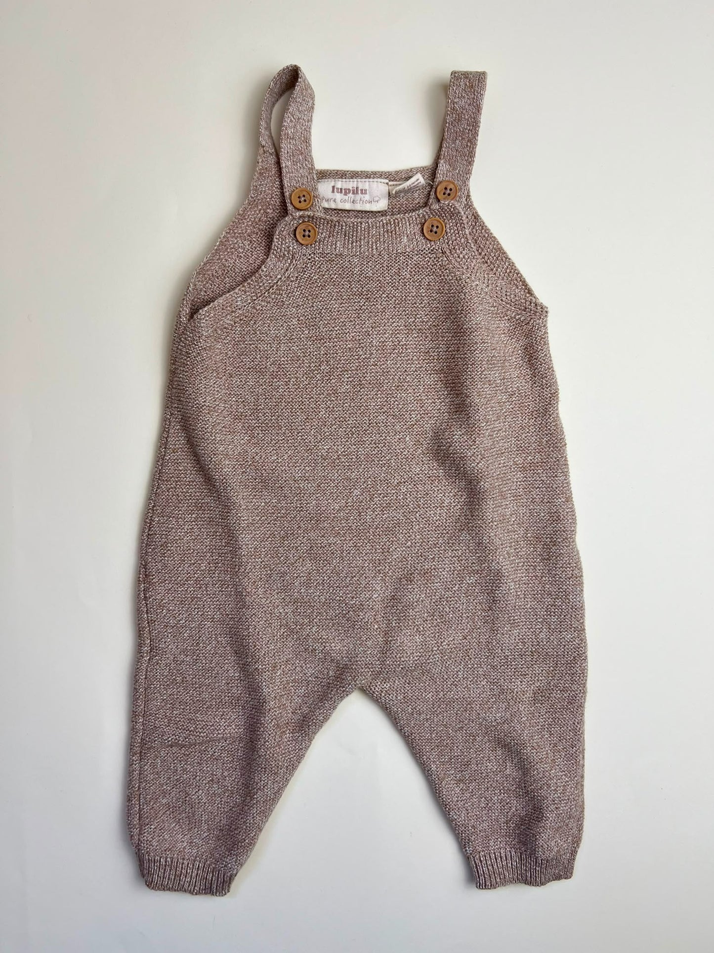 Salopette in maglia per neonato
