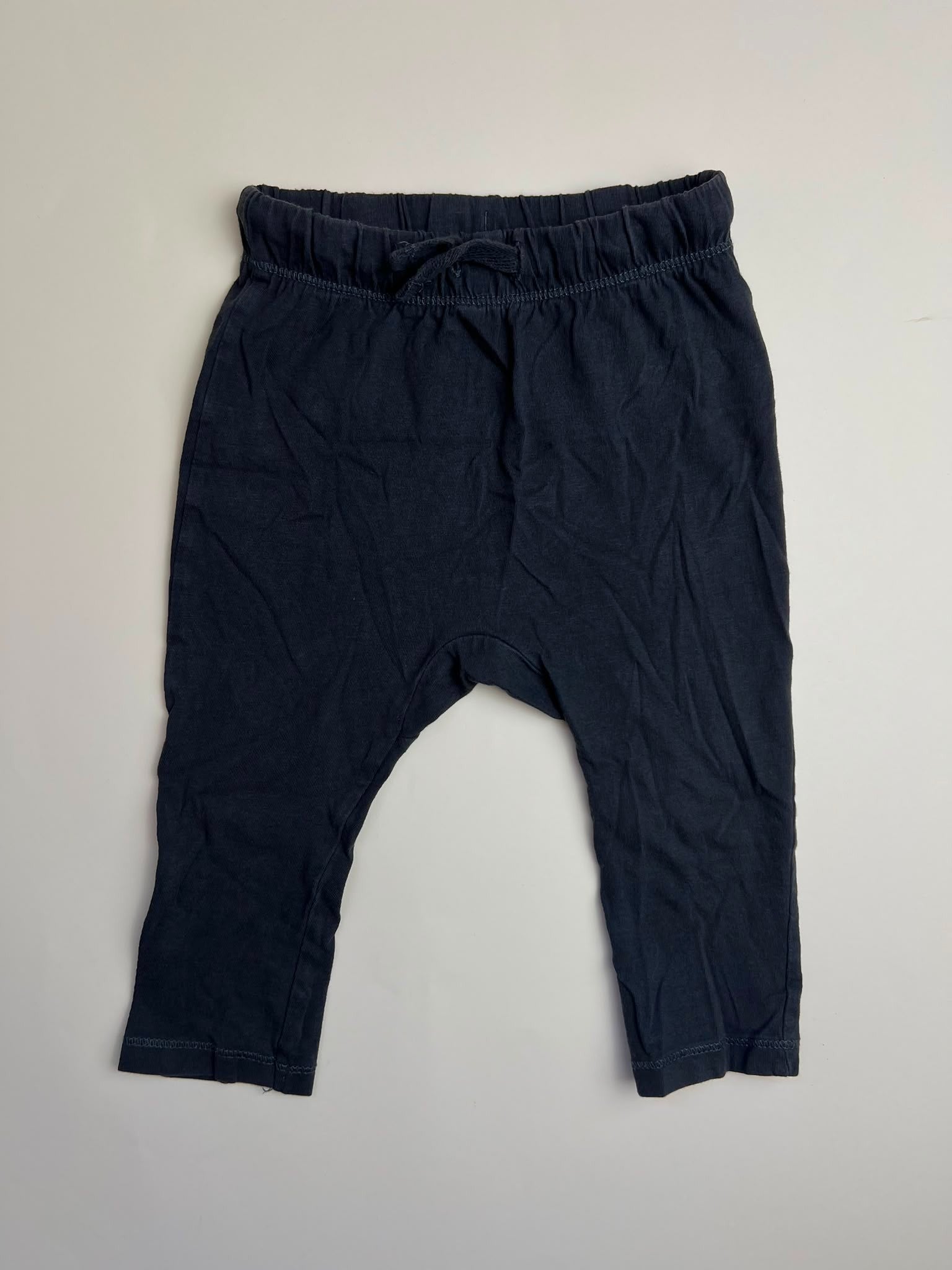 Pantaloni neonato in cotone, grigio scuro