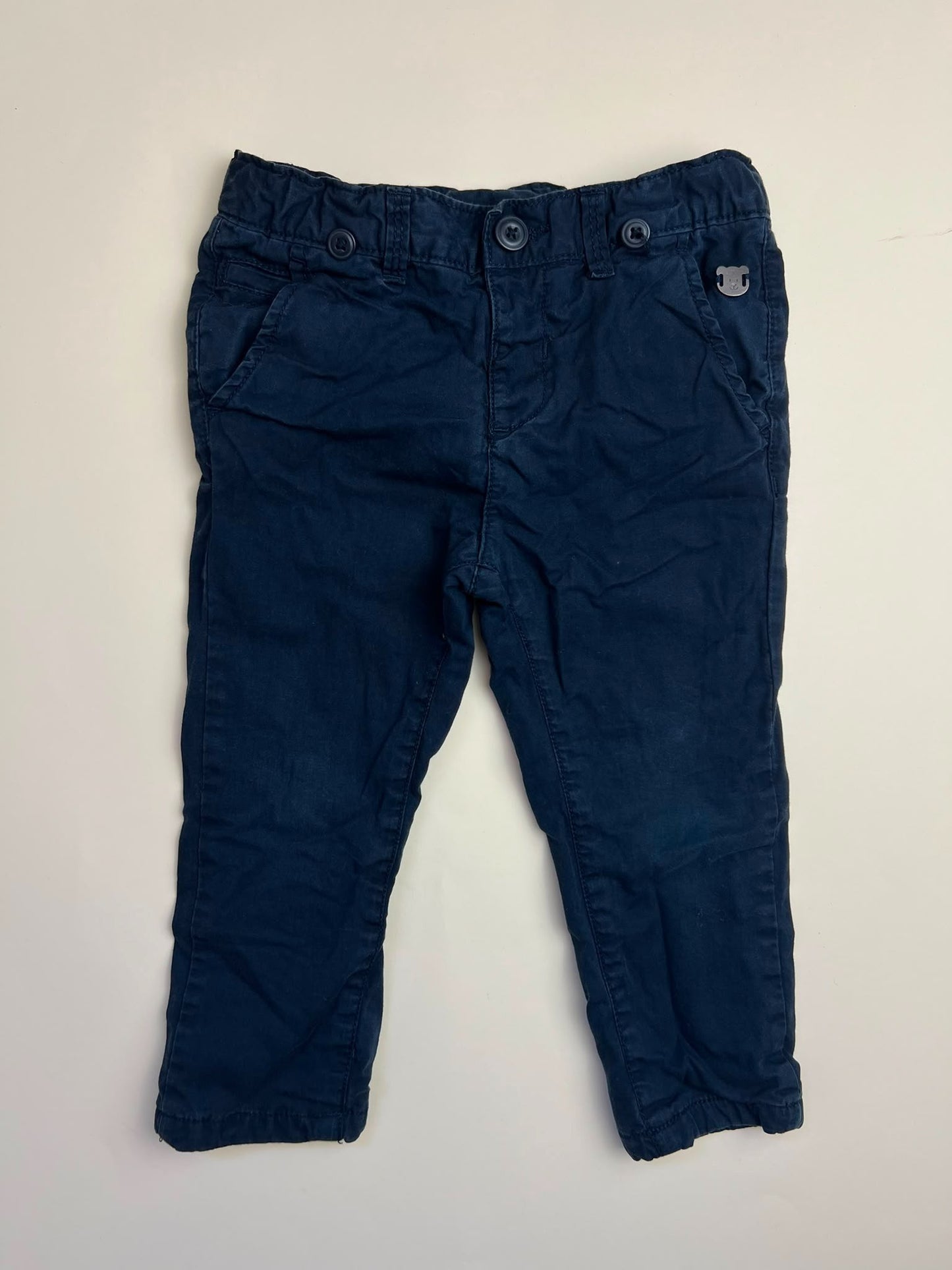 Pantaloni Chino Bambino Blu Scuro