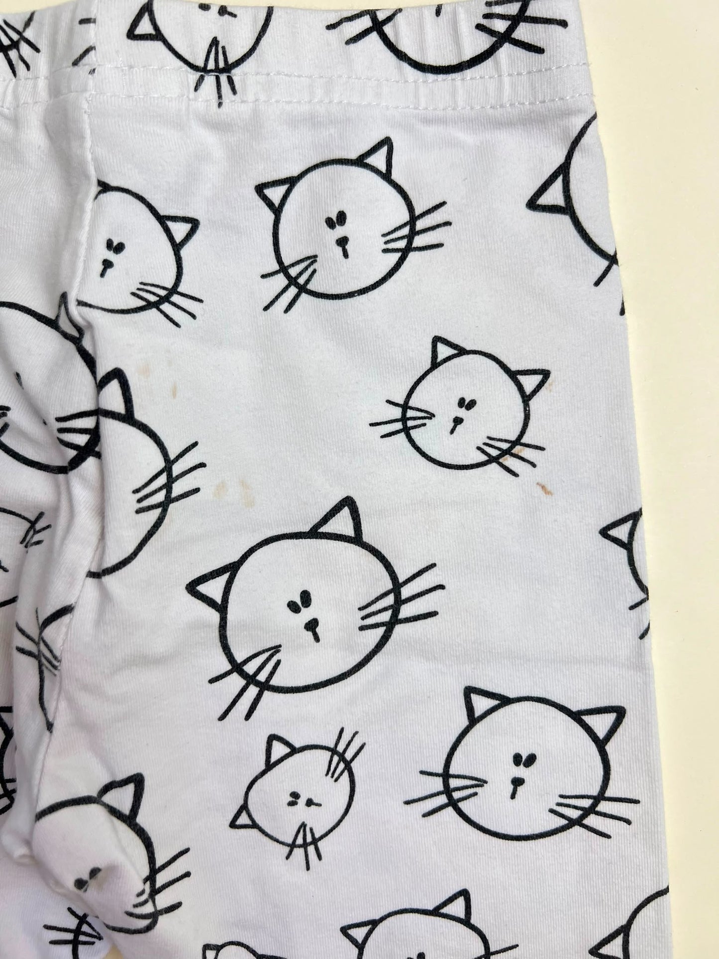 Leggings per bambina con stampa gatti