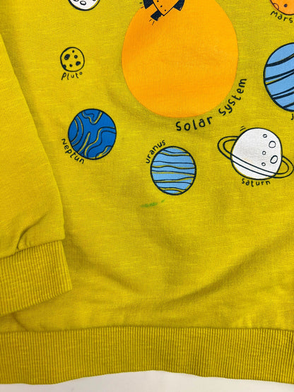 Felpa Bambino Giallo Lime 