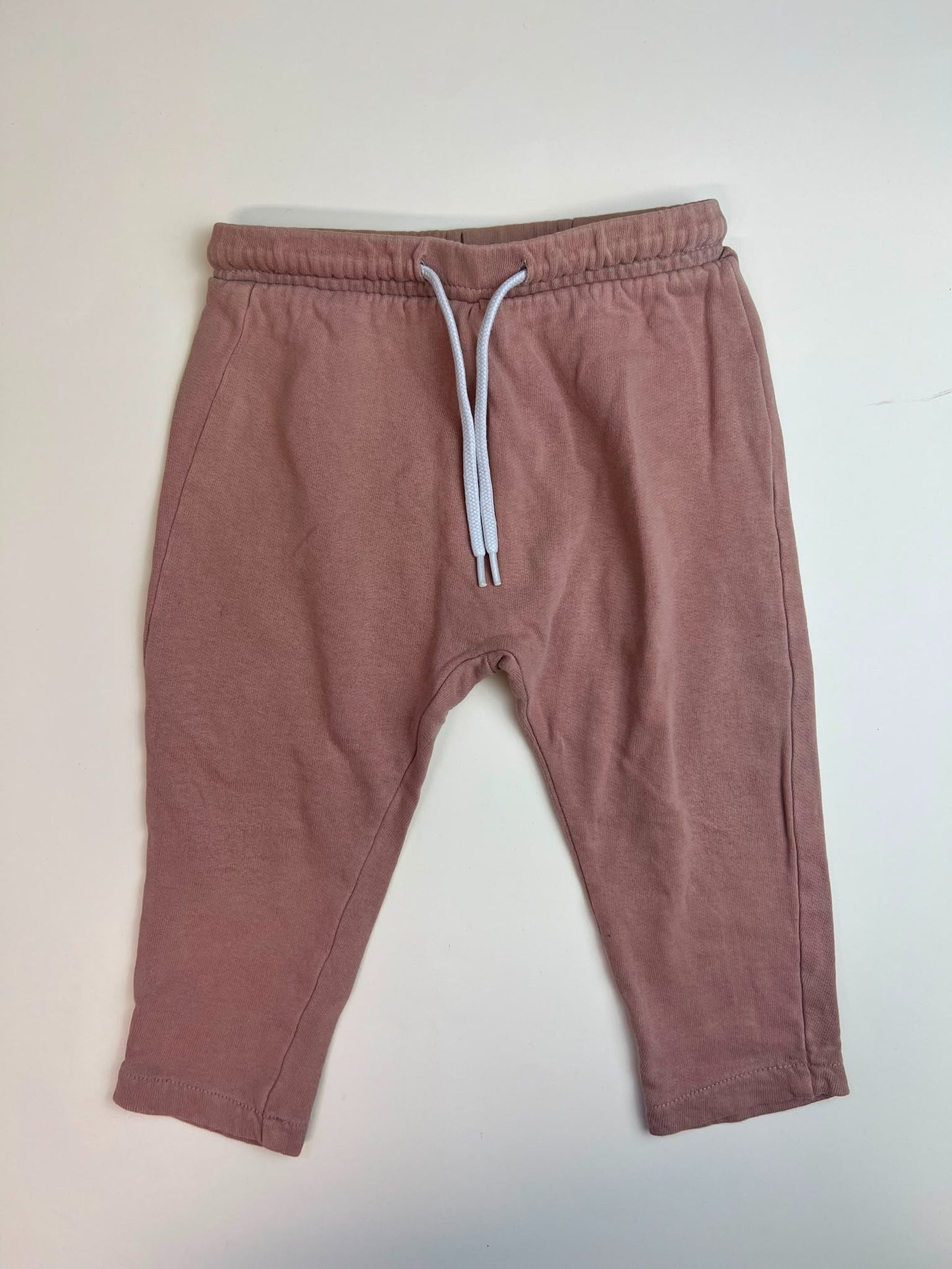 Pantaloni tuta neonato/bambino rosa antico