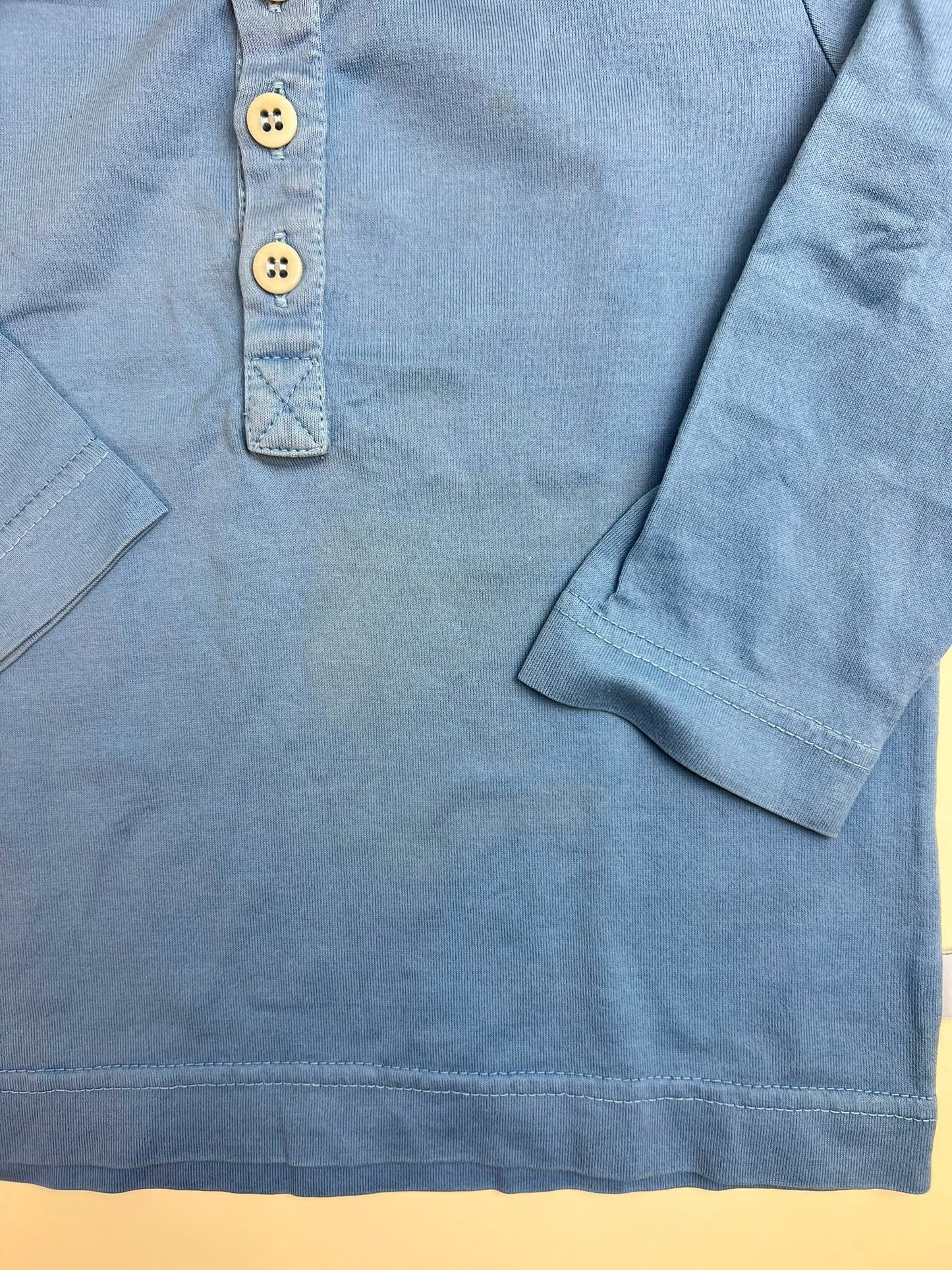 Maglia a maniche lunghe con colletto alla coreana per bambino