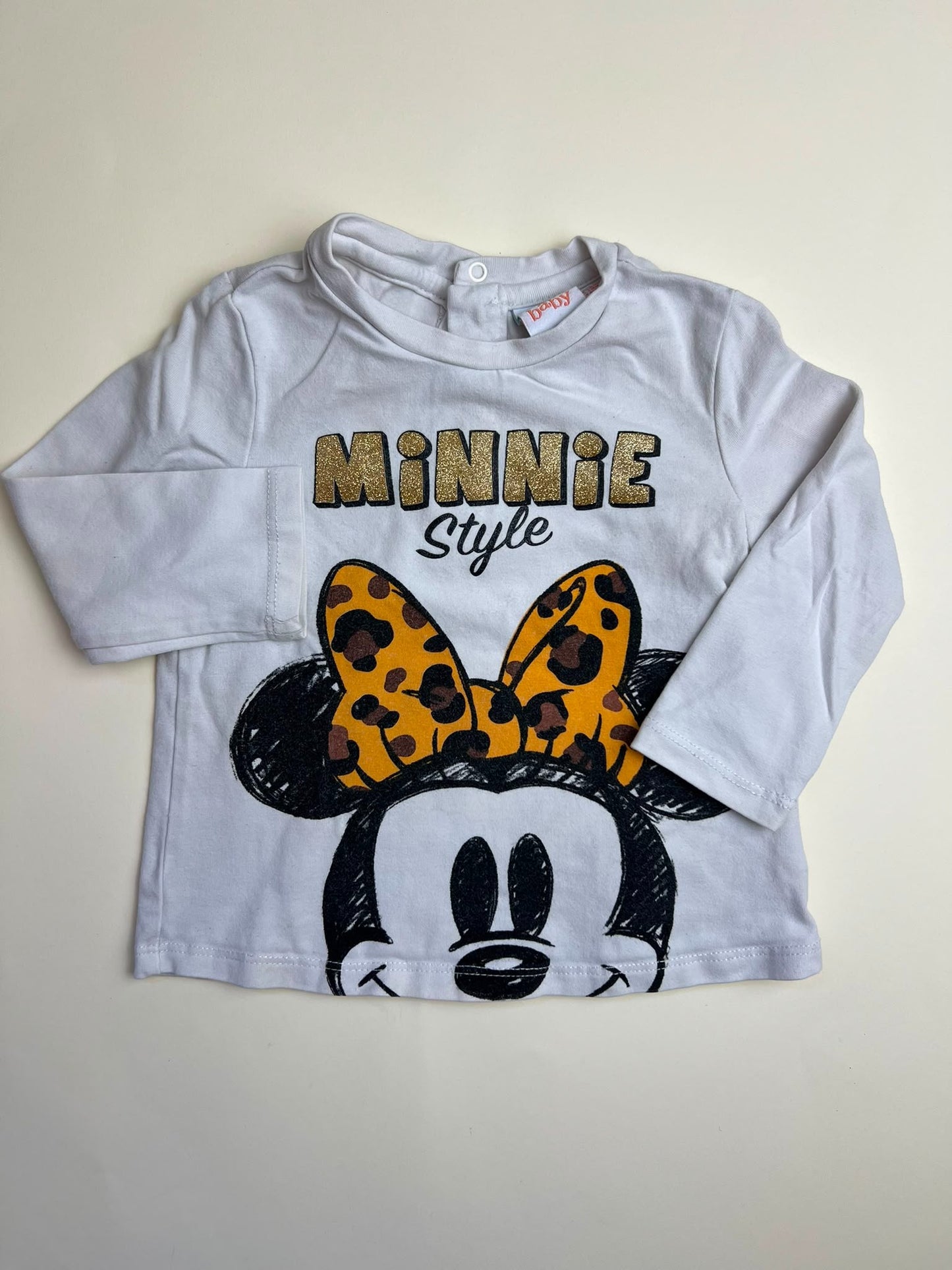 Maglietta Minnie Mouse a maniche lunghe