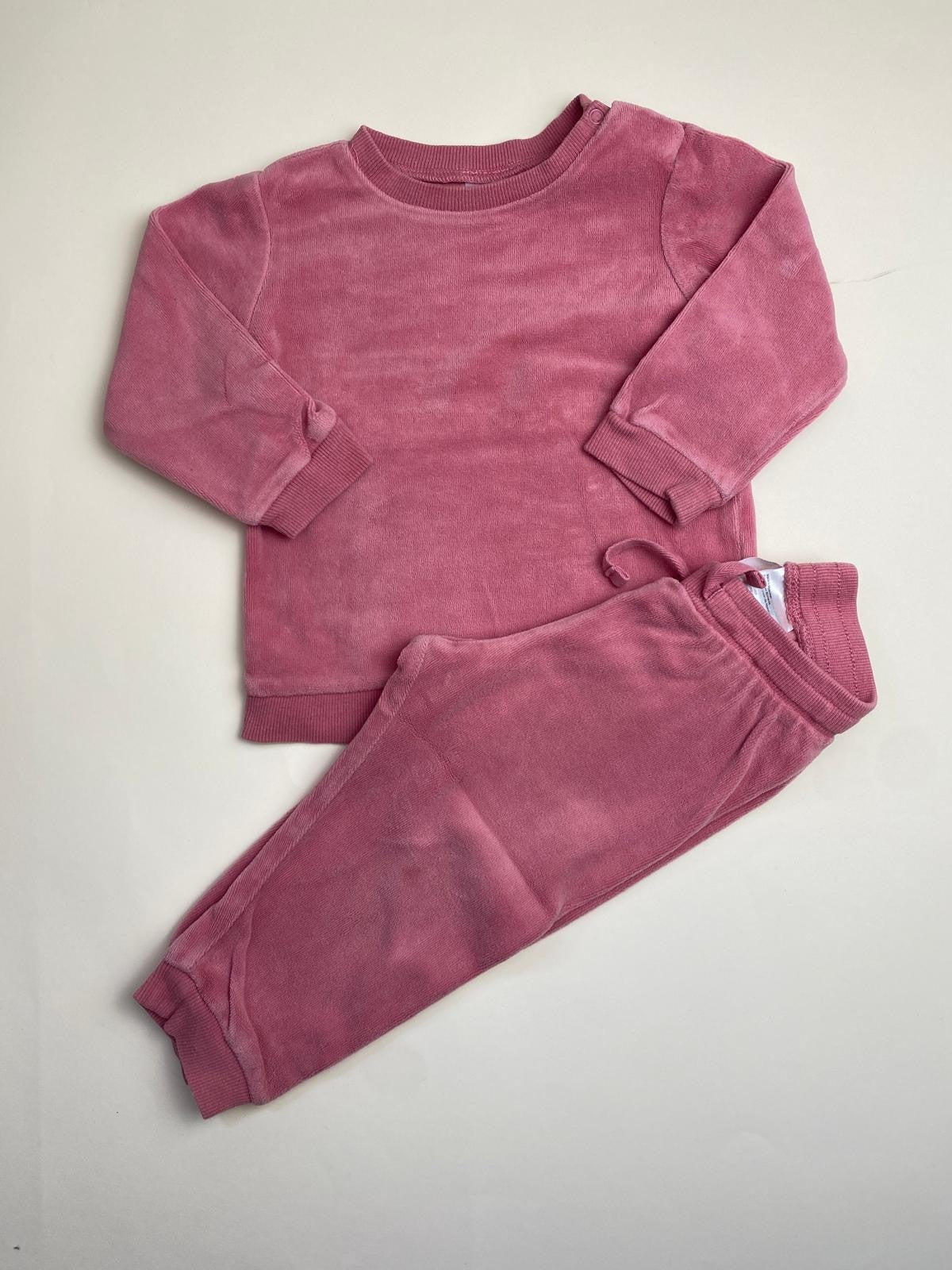 Completo in Ciniglia Rosa per Bambina