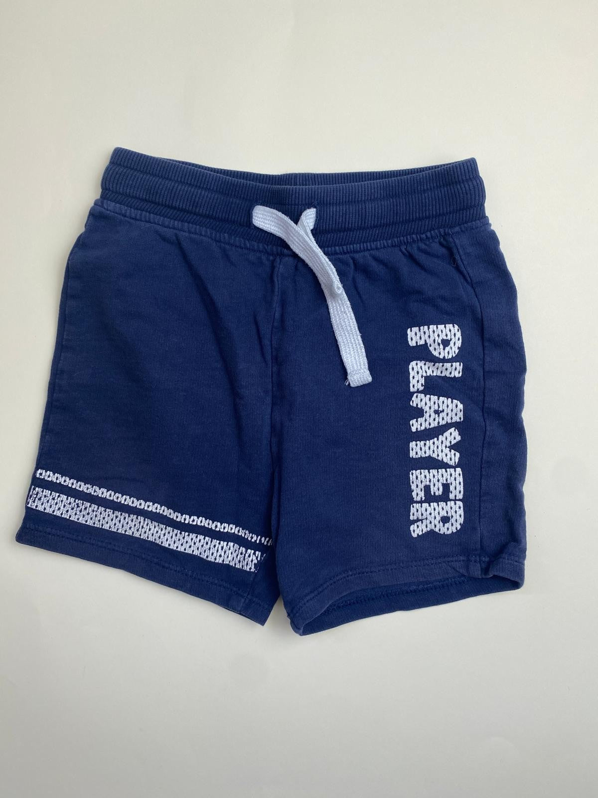 Pantaloncini in jersey blu navy per bambino