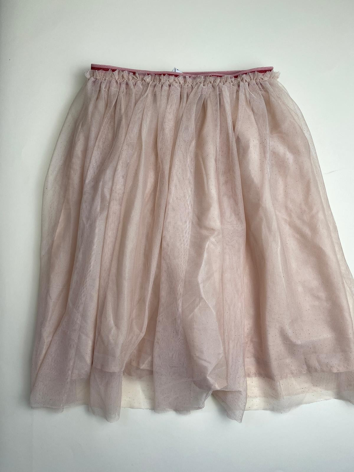 Gonna in Tulle Rosa con Glitter