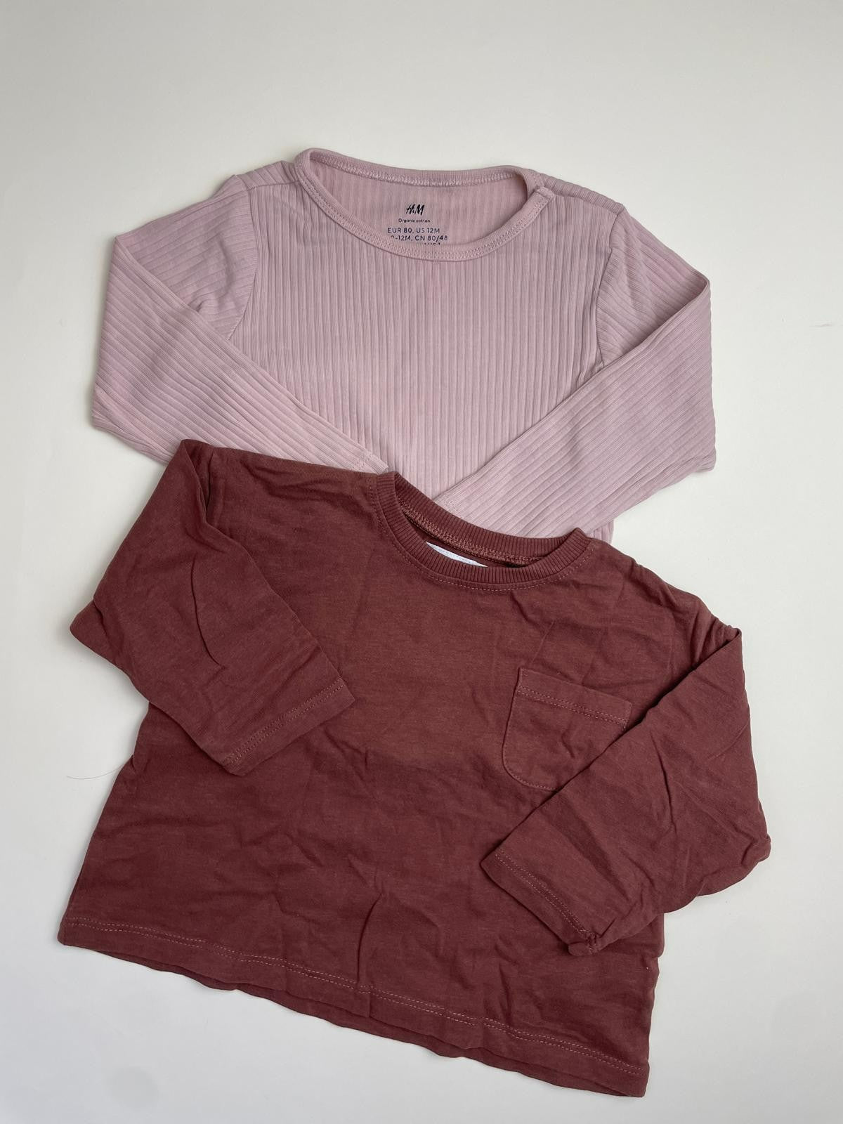 Set 2 Maglie a Maniche Lunghe 