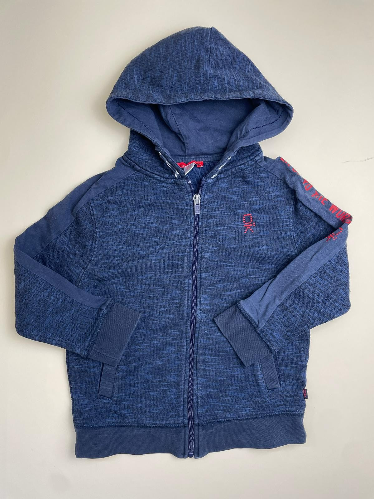 Felpa con cappuccio e zip per bambino