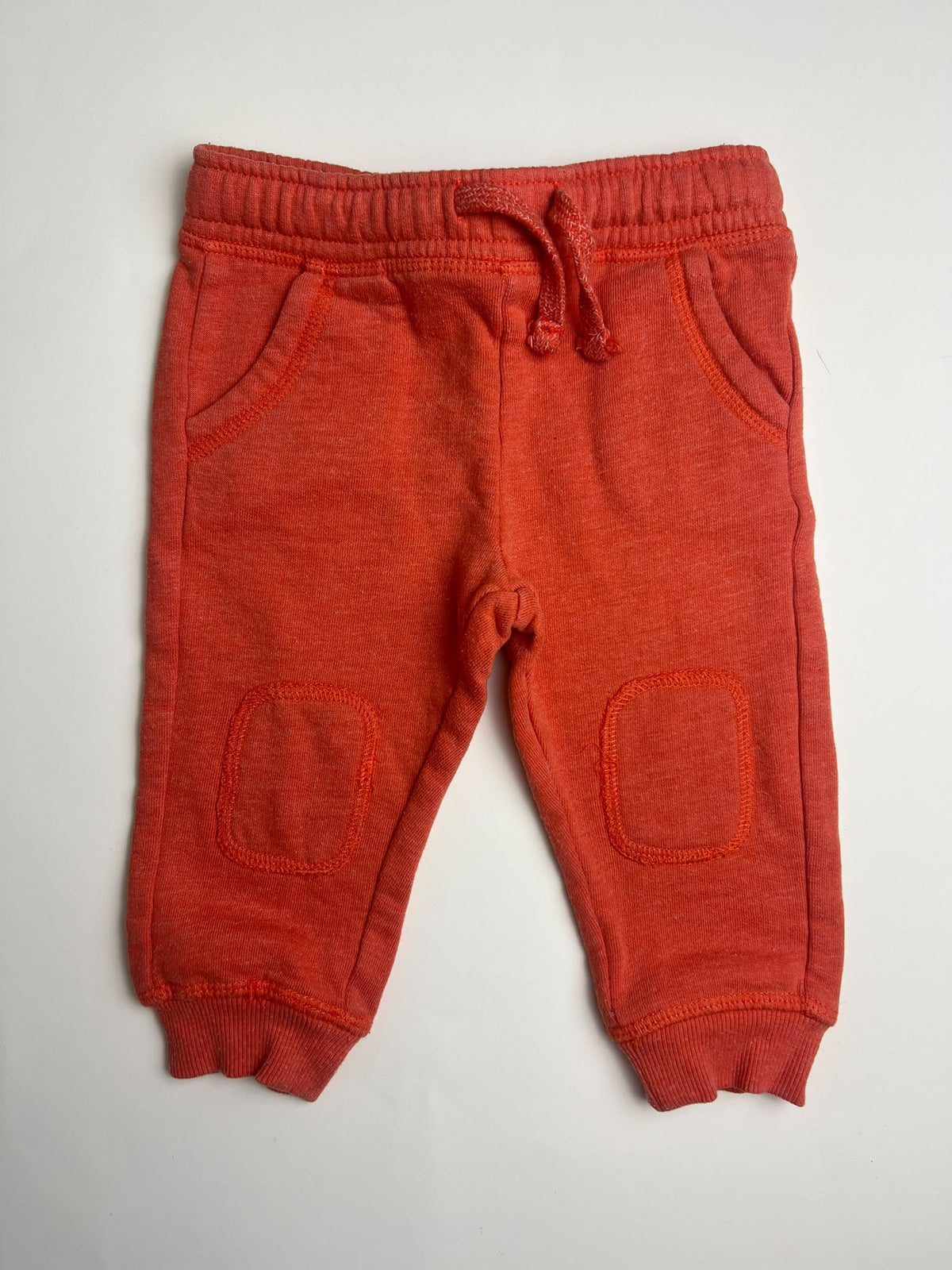 Pantaloni in felpa Bambino Arancioni con toppe