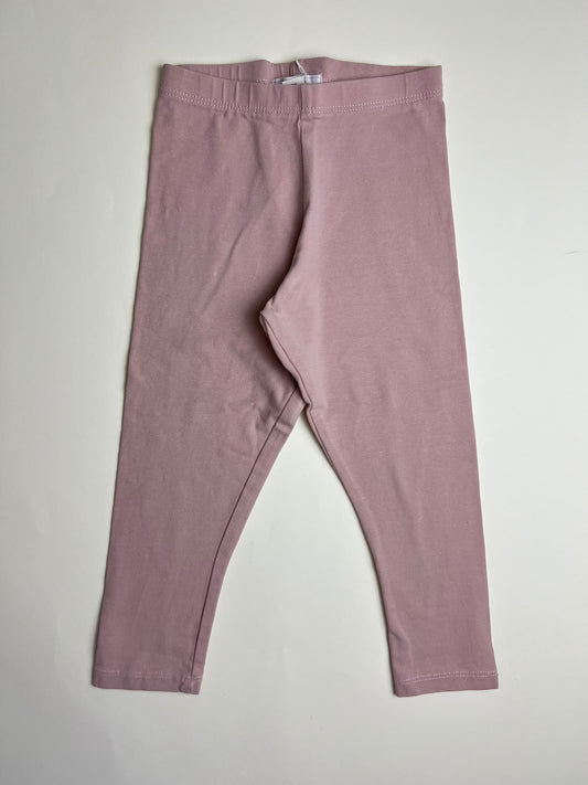 Leggings bambina rosa antico