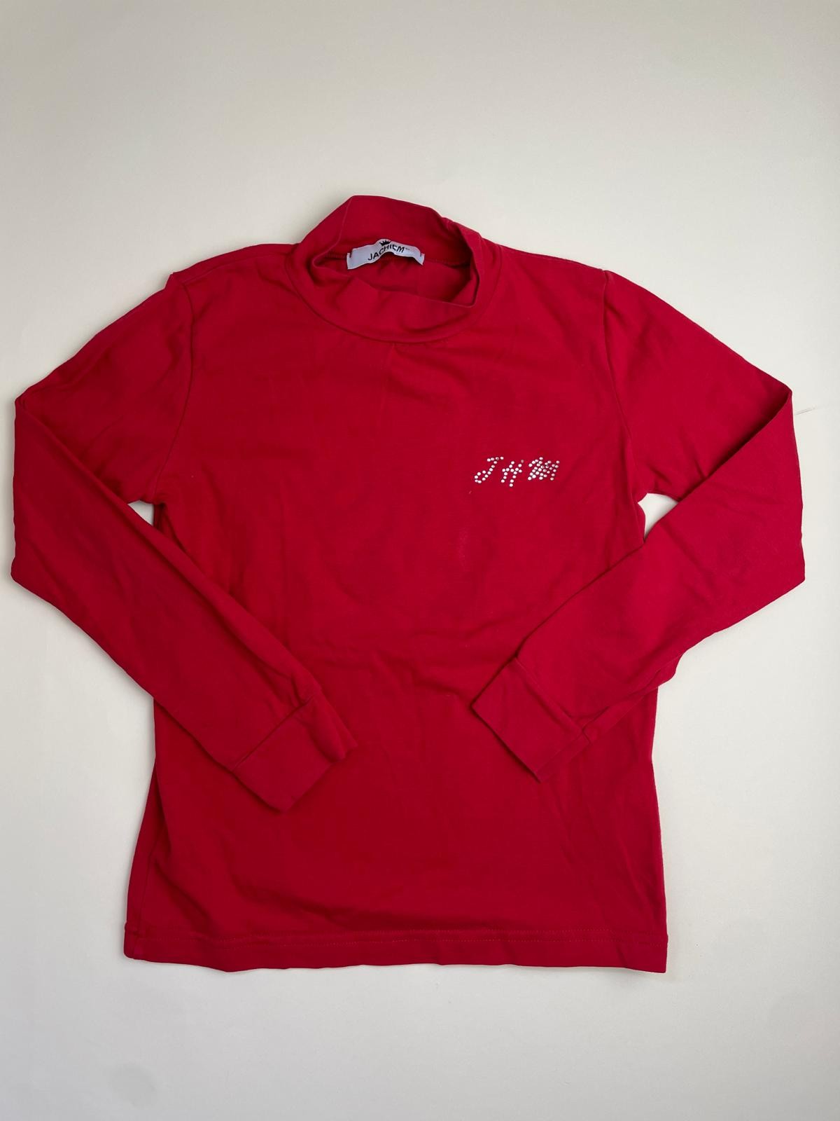 Maglia a collo alto rossa