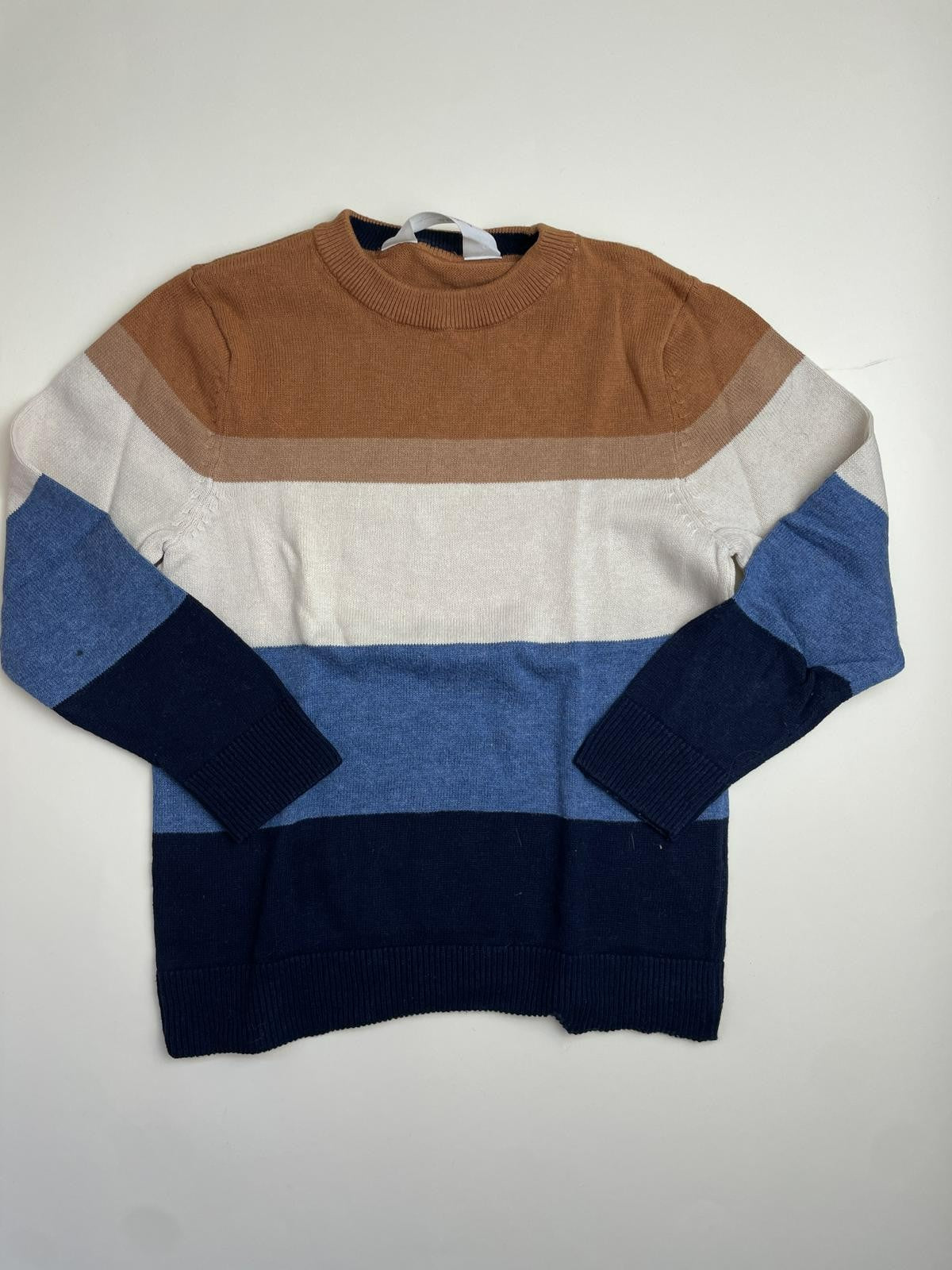 Maglione a righe multicolore