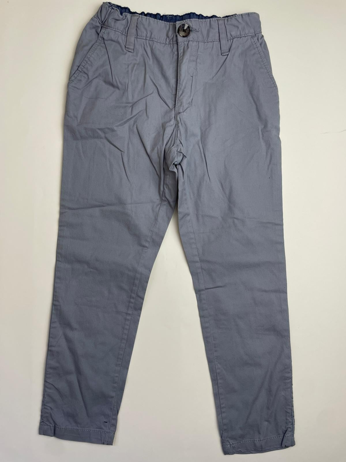 Pantaloni Chino Casual Grigio