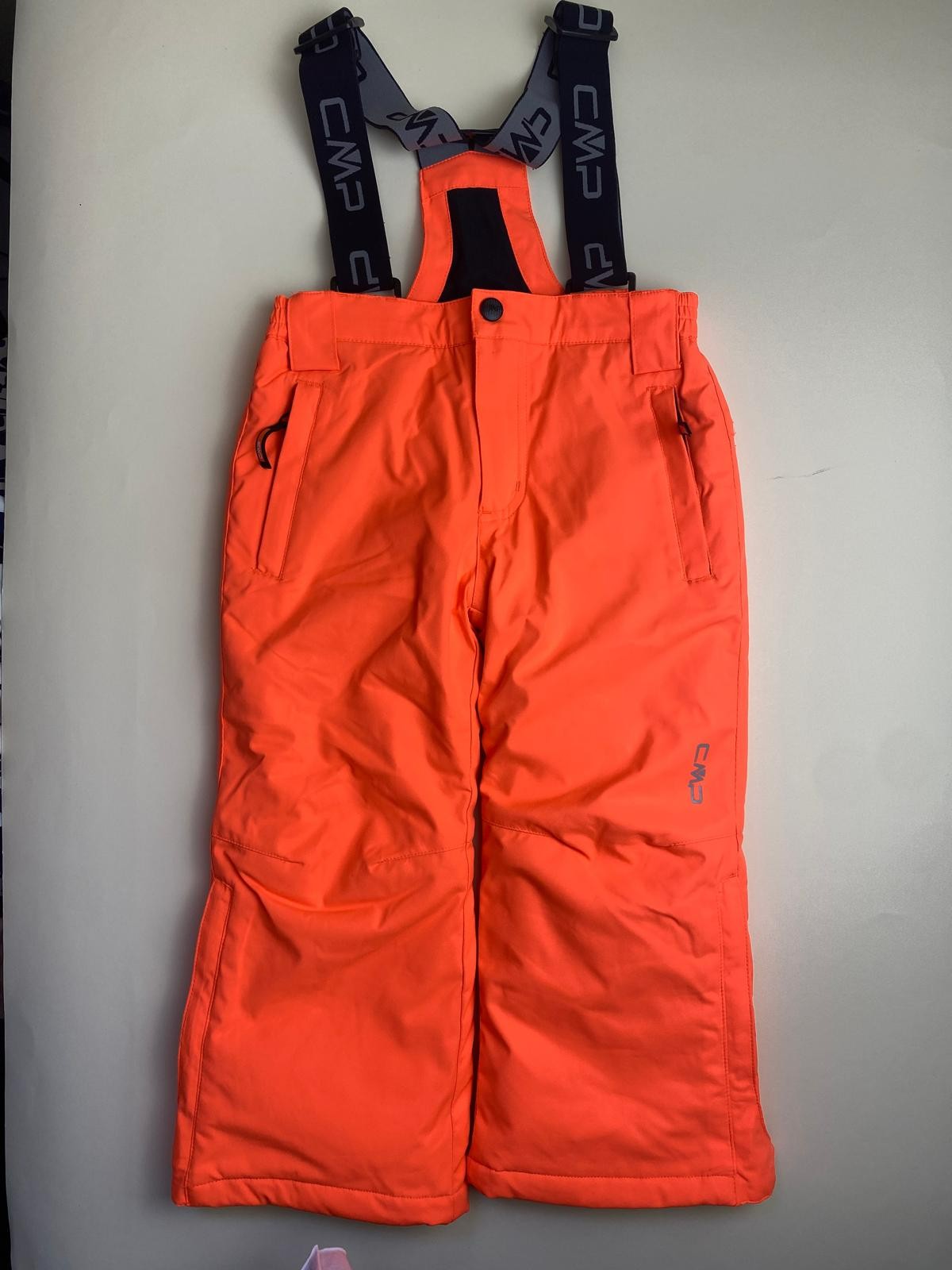 Pantaloni da Sci CMP Arancioni con Bretelle