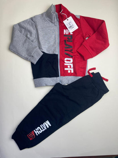 Tuta sportiva con felpa e pantaloni - difetto