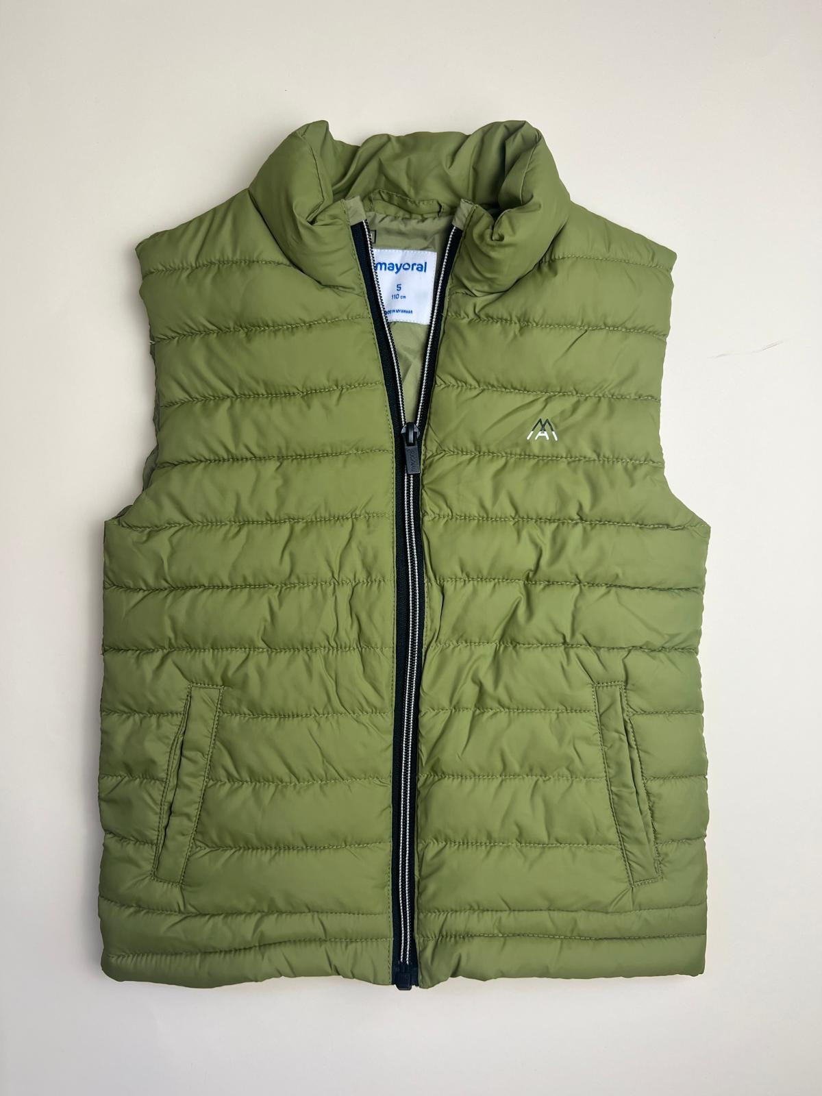 Gilet Piumino Leggero Mayoral Verde Bambino