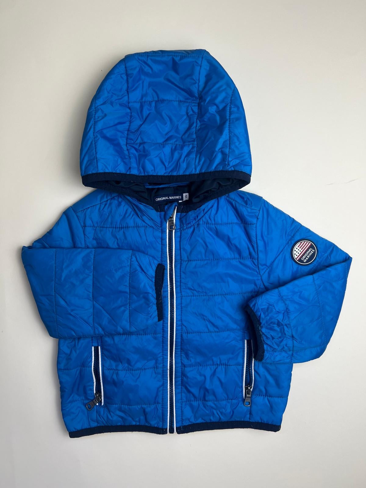 Piumino Bambino Original Marines Blu con Cappuccio