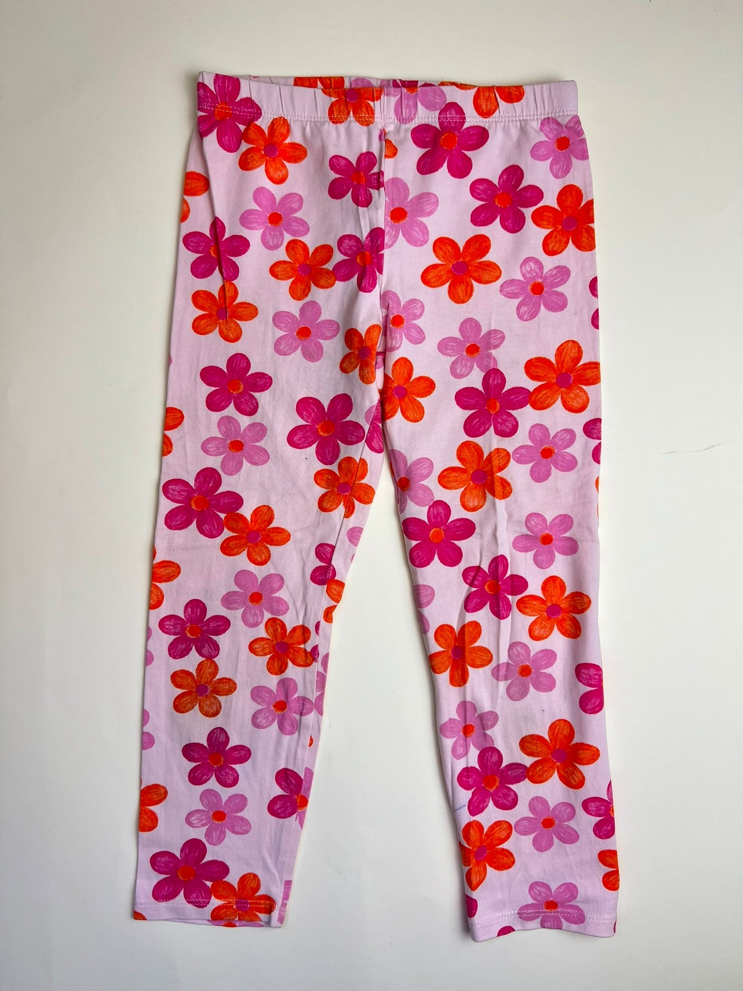 Leggings Bambina con Stampa Floreale