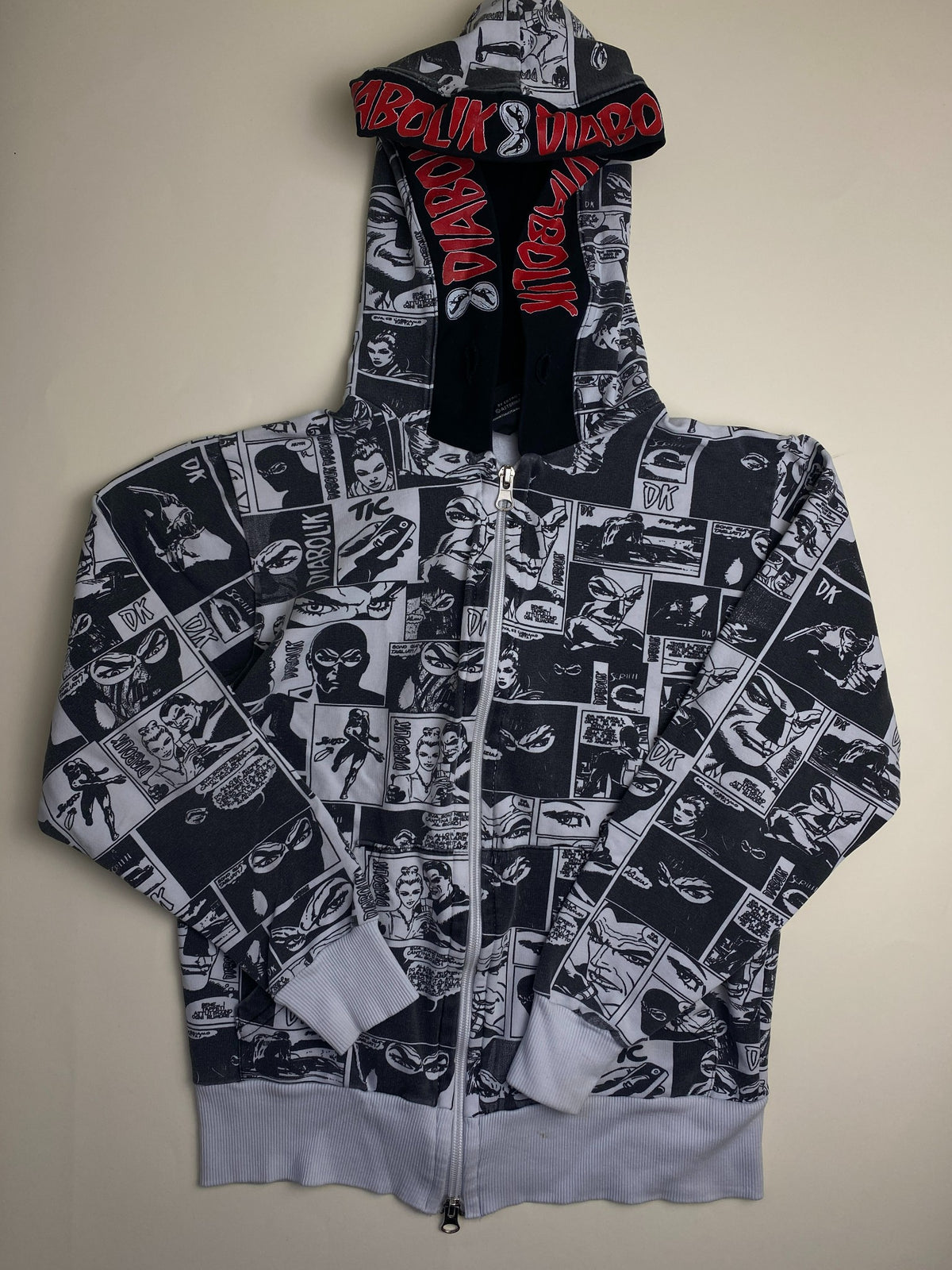 Felpa con cappuccio Diabolik full-zip