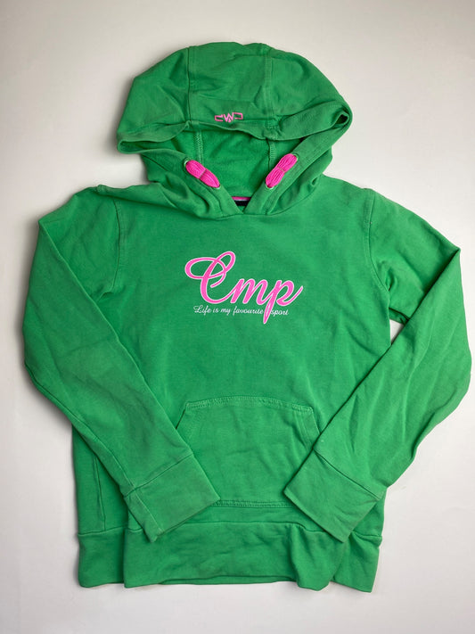 Felpa con cappuccio verde CMP