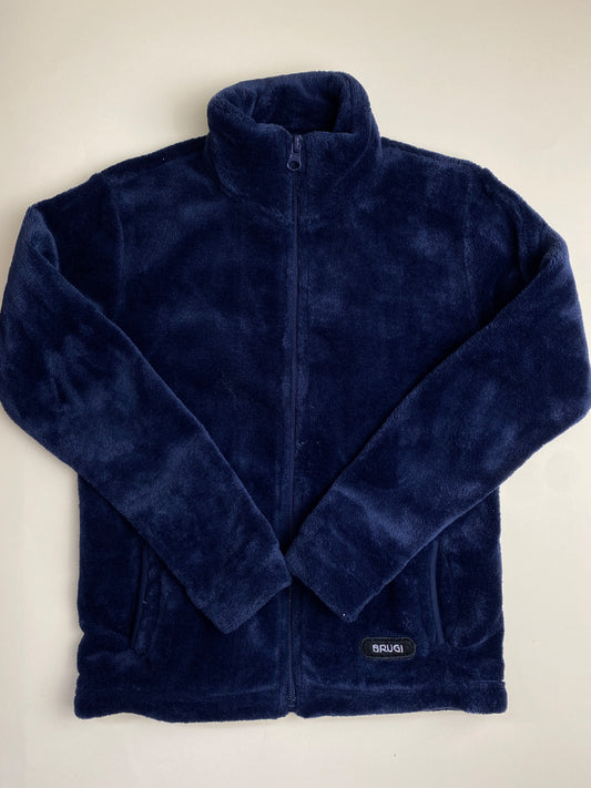 Pile Full Zip Blu Navy Brugi