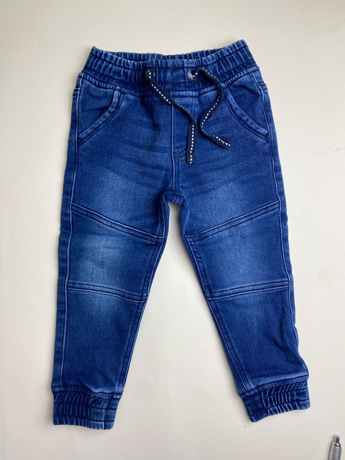 Jeans Jogger Bambino Blu Denim