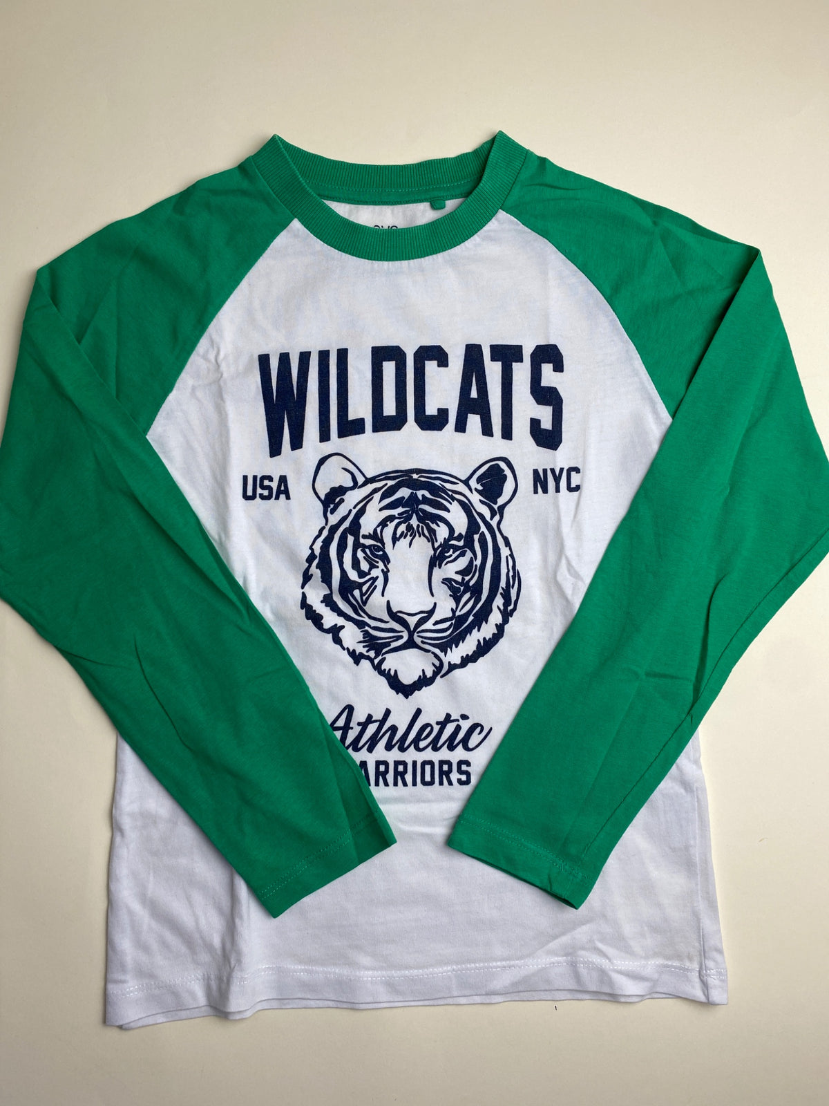 Maglietta a maniche lunghe Wildcats con stampa tigre