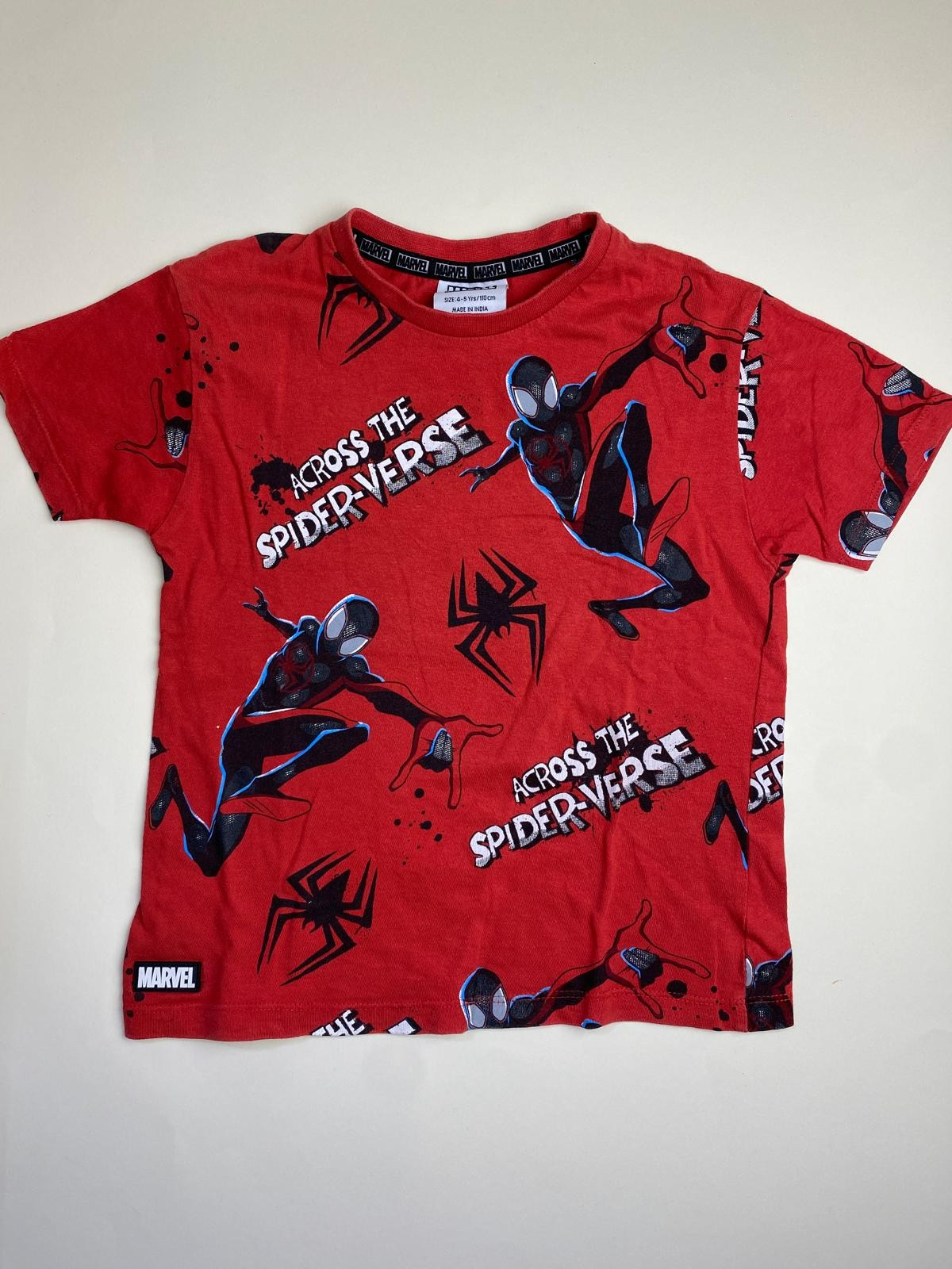 Maglietta Bambino Spider-Man Across The Spider-Verse Rossa