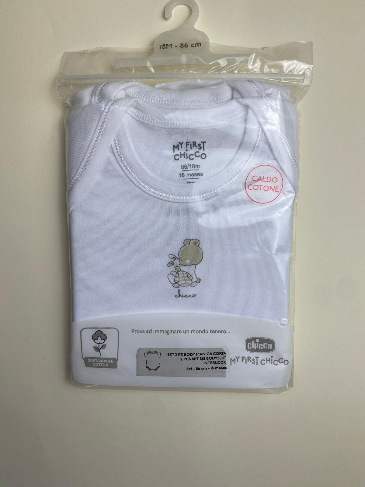 Set 2 Body Neonato Manica Corta My First Chicco