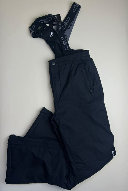 Pantaloni da Sci CMP Neri con Bretelle - difetto 