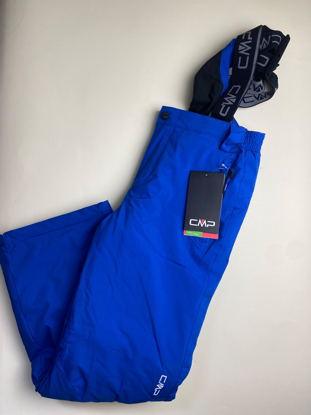 Pantaloni da sci CMP blu con bretelle