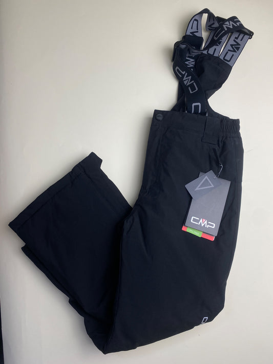 Pantaloni da Sci CMP Neri con Bretelle