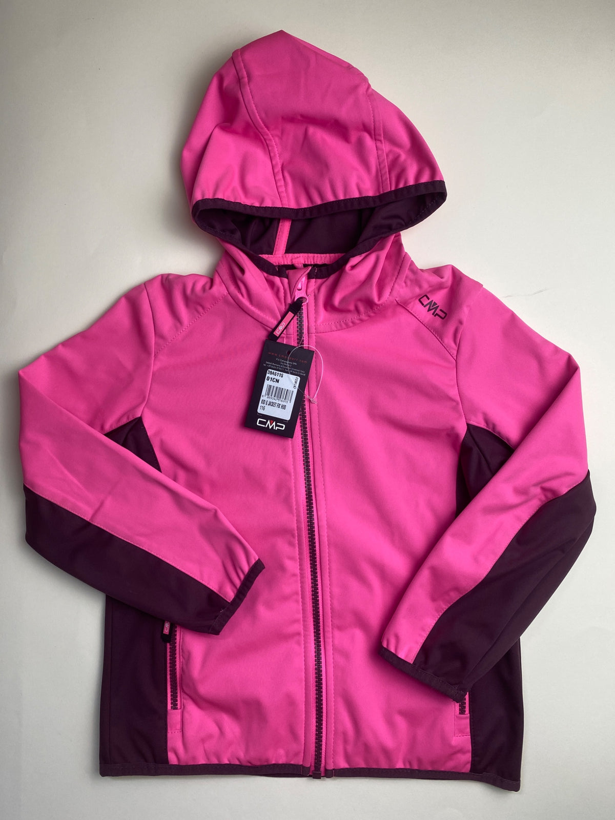 Giacca Softshell CMP con Cappuccio Bambina