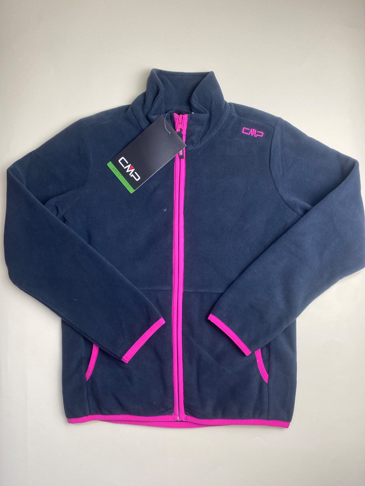 Pile CMP Bambino/a Blu Scuro con Dettagli Fucsia