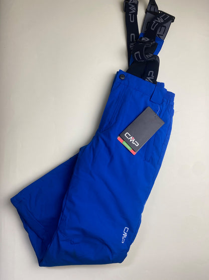 Pantaloni da sci CMP blu con bretelle - piccole macchie 