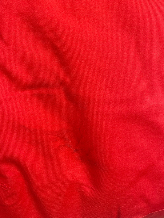 Pantaloni da sci CMP rossi con bretelle - piccolo difetto
