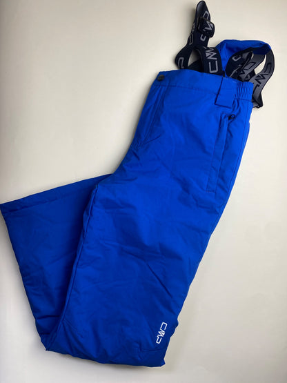 Pantaloni da Sci CMP Blu con Bretelle - difetto piccola macchia su gamba