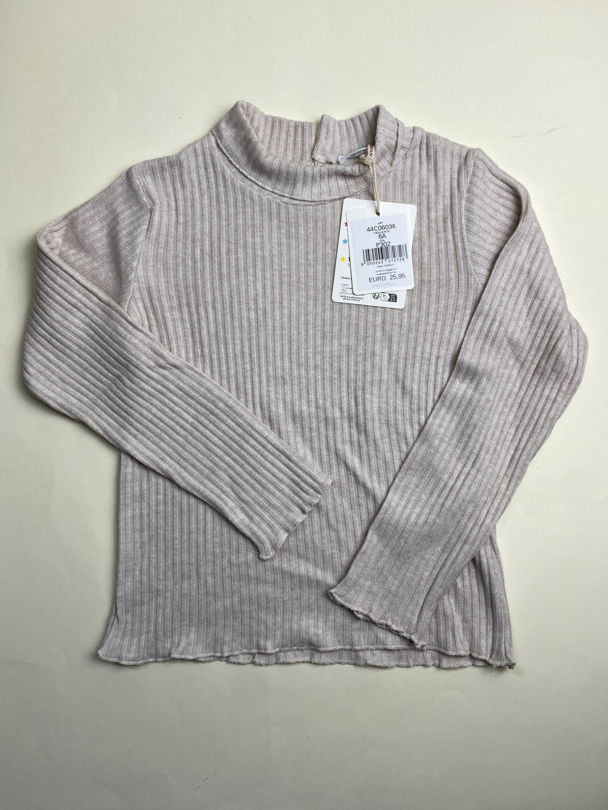 Maglia a Coste Collo Alto Bambino/a