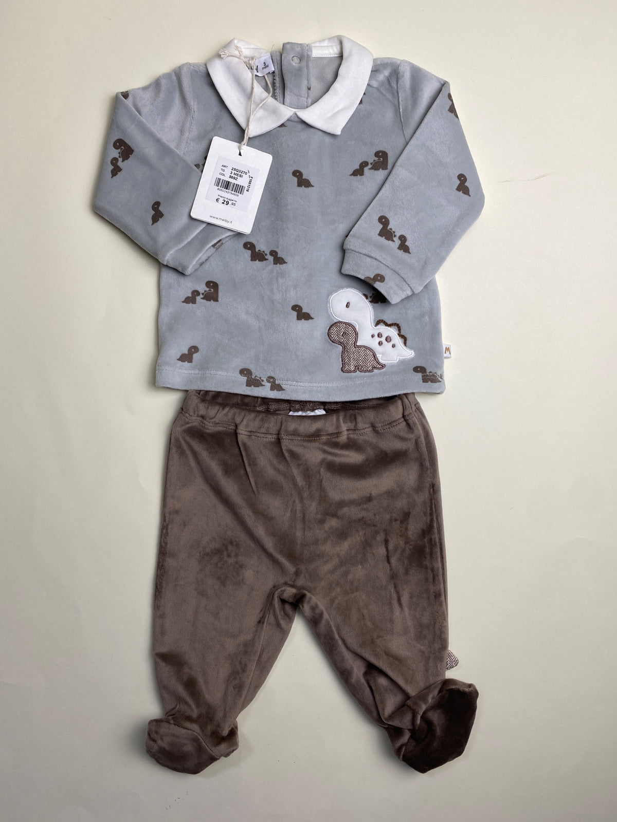 Completo  Felpa e Pantaloni Dinosauri