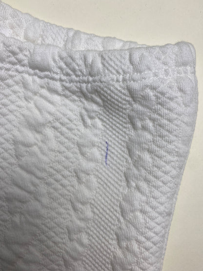 Completo Melby Bianco Trapuntato - piccolo segno di penna su pantalone (lavabile)