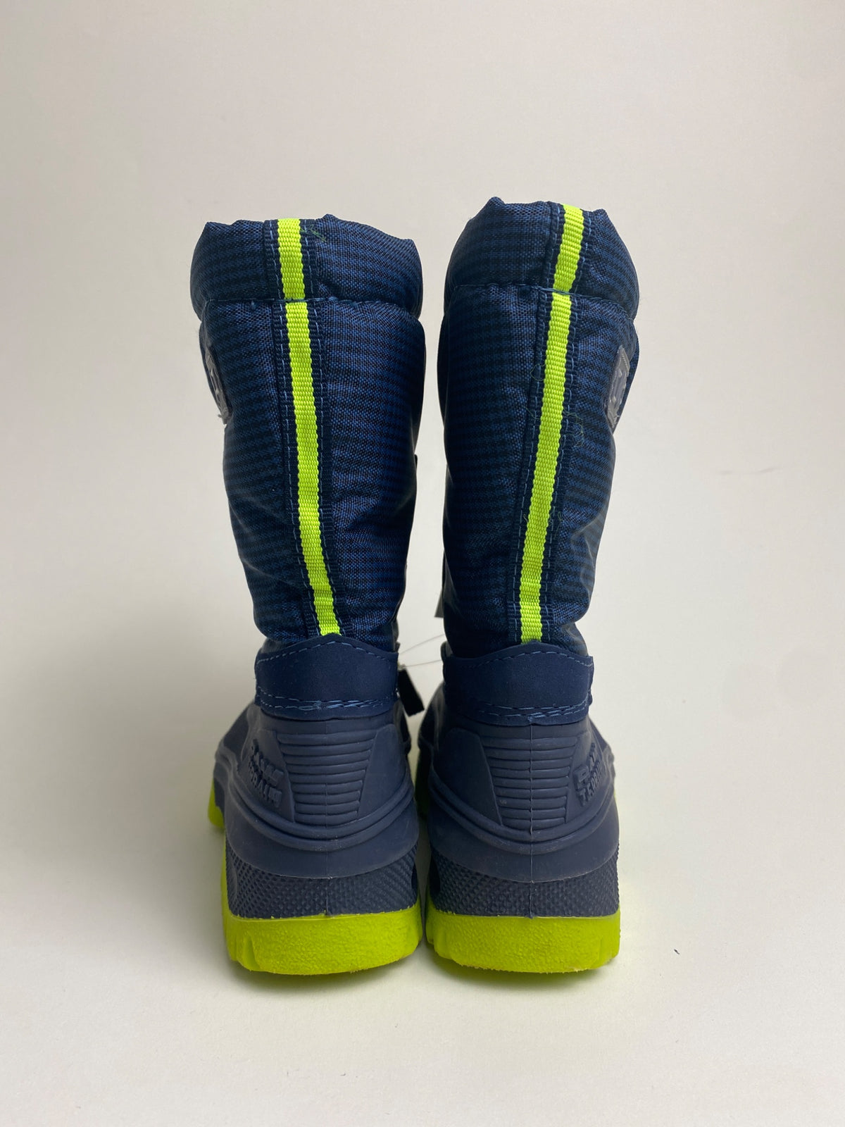 Stivali da neve CMP per bambini, blu navy e giallo neon