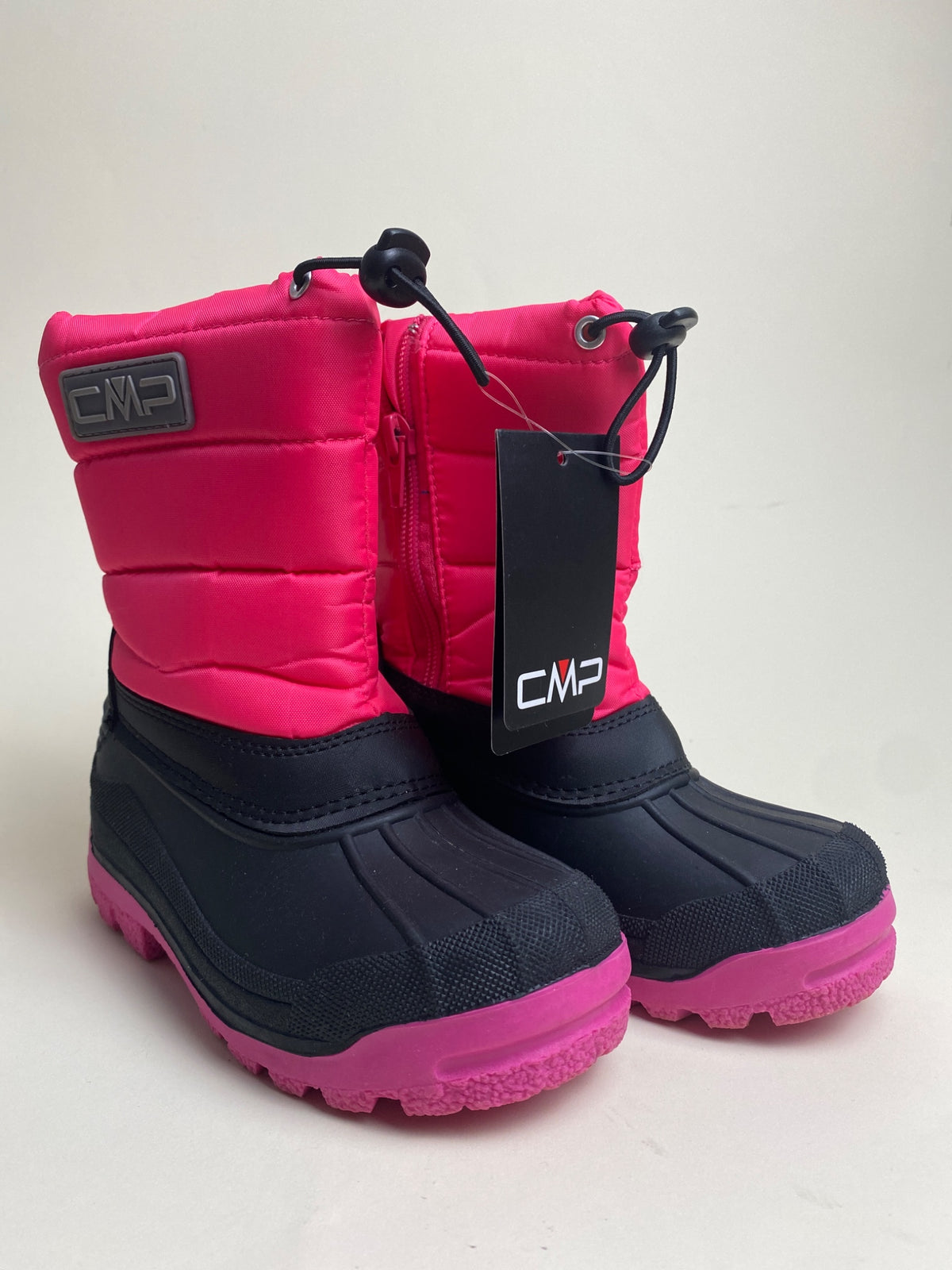 Stivali da neve CMP per bambini fucsia e neri