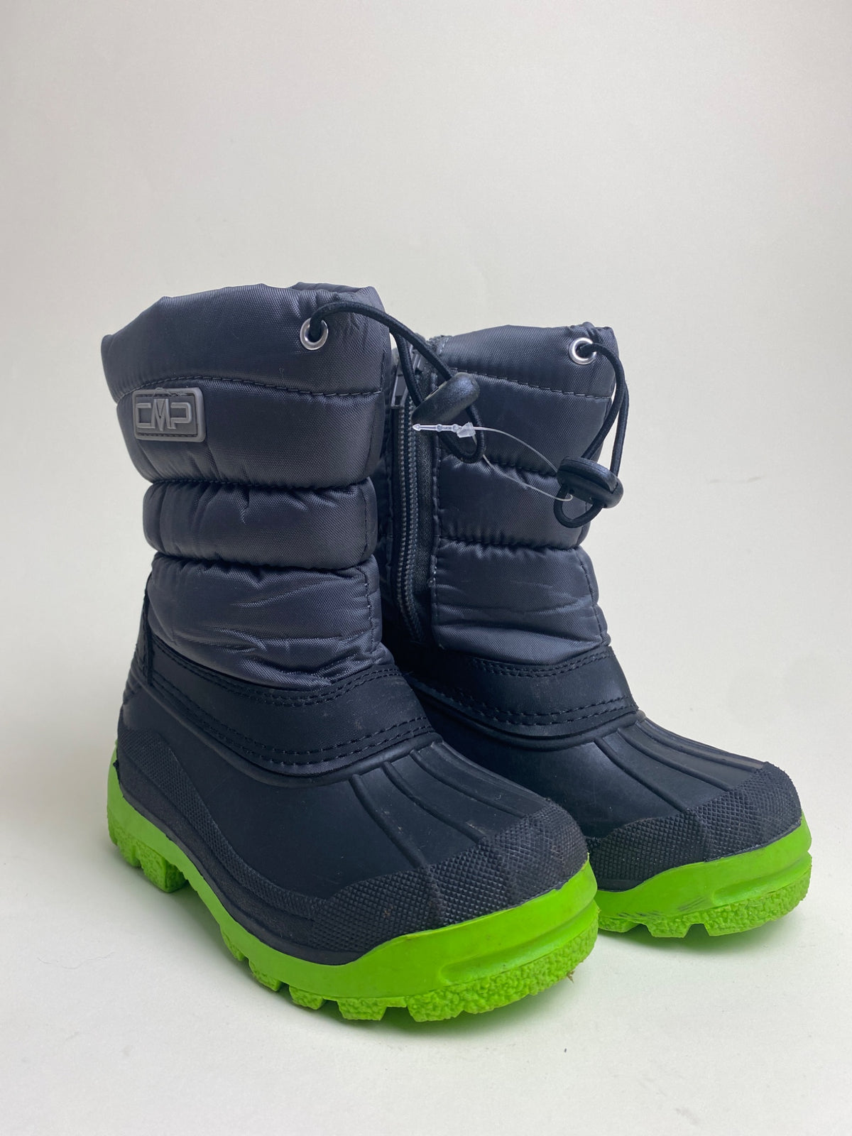 Stivali da neve CMP per bambini neri con suola verde