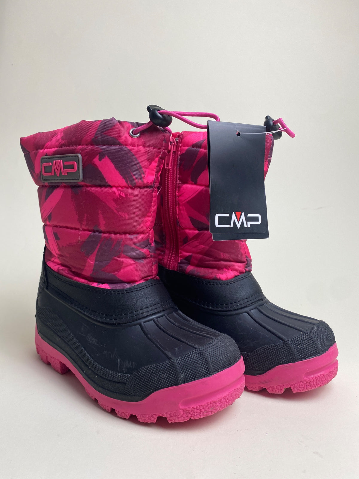 Stivali da neve per bambini CMP rosa e neri