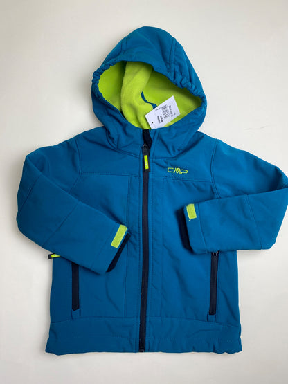 Giacca Softshell Bambino CMP con Cappuccio - macchie lavabili